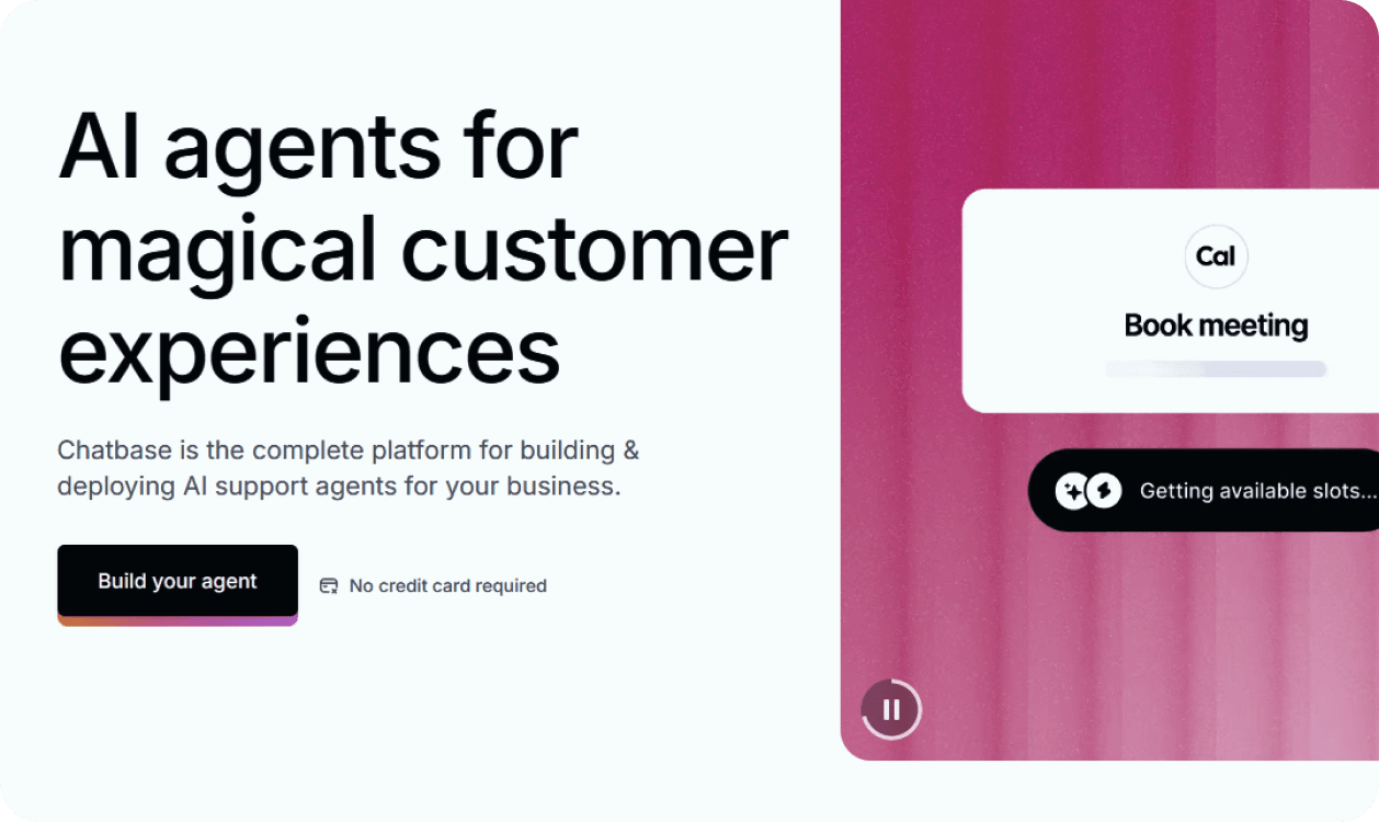 AI agents for magical customer experiences